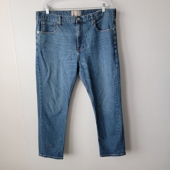 Everlane womens jeans size 33 straight leg high rise Blue - Picture 1 of 7